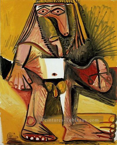 Homme nu debout 1971 Cubisme Peintures à l'huile